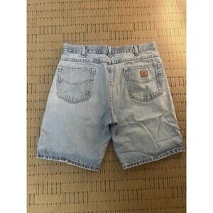 Vintage Carhartt Denim Jorts Jean Shorts B26STW Distressed